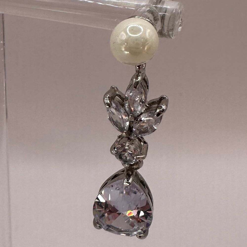 Drop Dangle CW Wedding Party Formal Evening Costume Jewelry Earrings